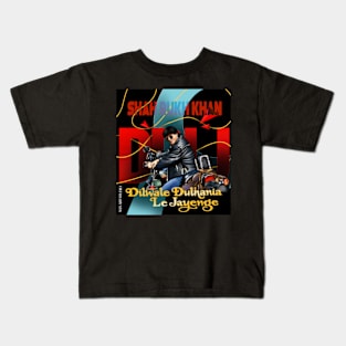 DDLJ Shahrukh Khan art Kids T-Shirt